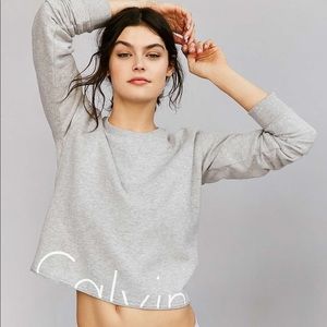 Calvin Klein x UO Cropped Sweater